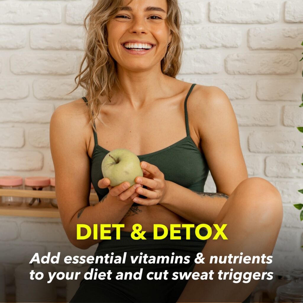 diet and detox for sweaty palms