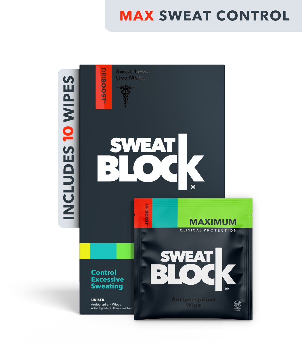 SweatBlock Clinical Antiperspirant Wipes