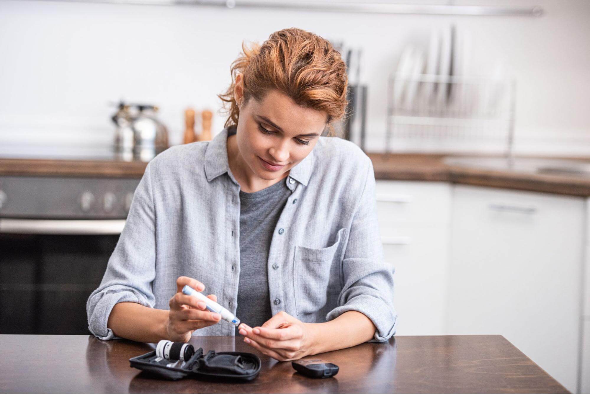 sweating after eating caused by diabetes