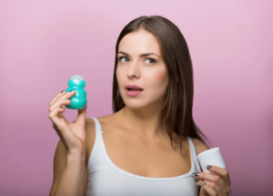 woman thinking about aluminum salts